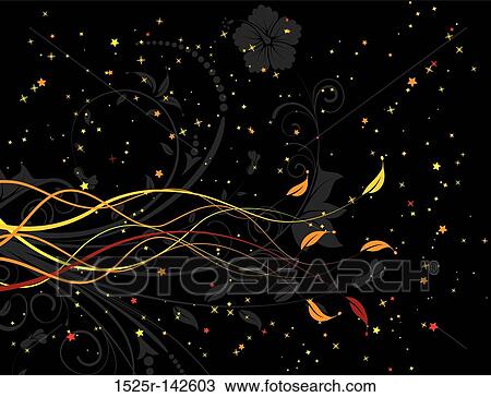 Flower background View Large Illustration Drawing - Flower background. Fotosearch