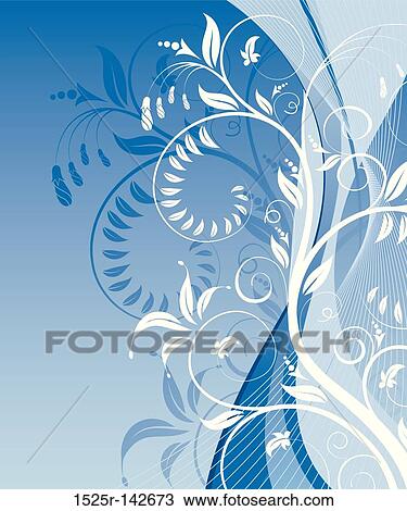 Flower background View Large Illustration Drawing - Flower background. Fotosearch