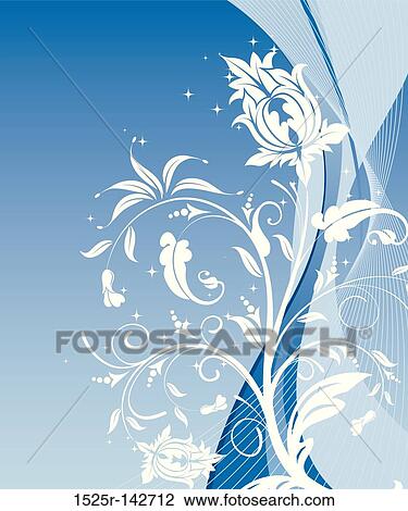 Flower background View Large Illustration Drawing - Flower background. Fotosearch