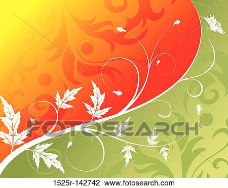 Flower background View Large Illustration Drawing - Flower background. Fotosearch
