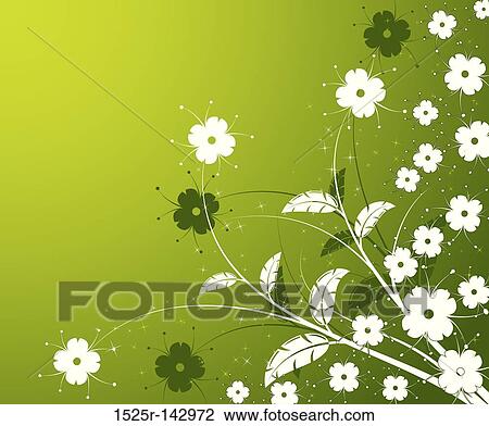 Flower background View Large Illustration Drawing - Flower background. Fotosearch