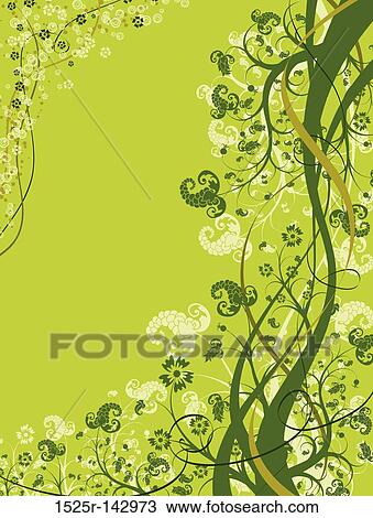 Flower background View Large Illustration Drawing - Flower background. Fotosearch