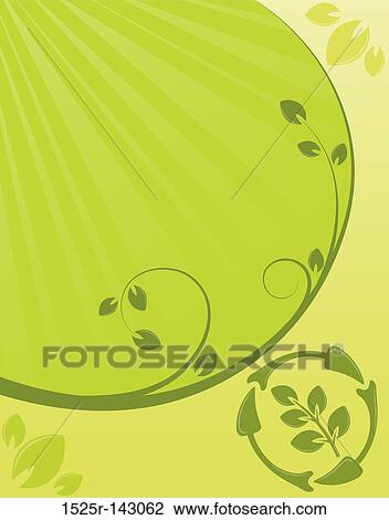 Drawing - Flower background. Fotosearch