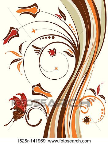 Flower background View Large Illustration Stock Illustration - Flower background. Fotosearch