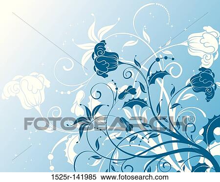 Flower background View Large Illustration Stock Illustration - Flower background. Fotosearch