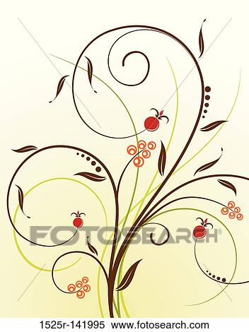 Stock Illustration - Flower background. Fotosearch