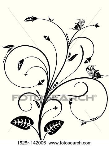 Flower background View Large Illustration Stock Illustration - Flower background. Fotosearch