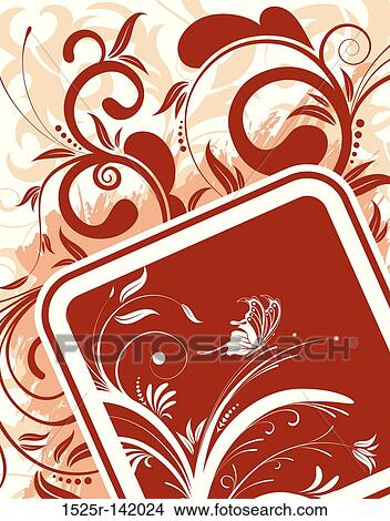 Flower background View Large Illustration Stock Illustration - Flower background. Fotosearch