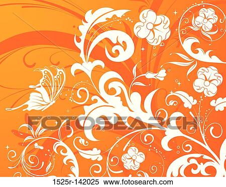 Flower background View Large Illustration Stock Illustration - Flower background. Fotosearch