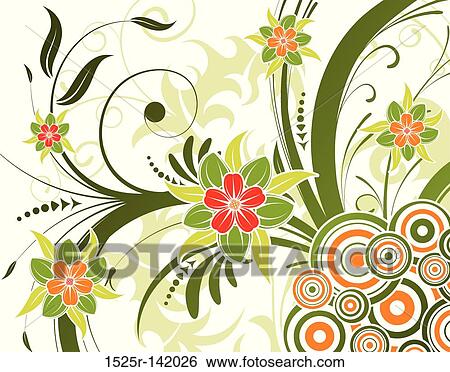 Flower background View Large Illustration Stock Illustration - Flower background. Fotosearch