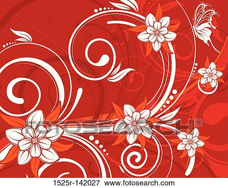 Flower background View Large Illustration Stock Illustration - Flower background. Fotosearch