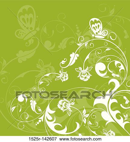 Flower background View Large Illustration Stock Illustration - Flower background. Fotosearch