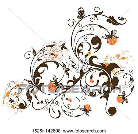 Flower background View Large Illustration Stock Illustration - Flower background. Fotosearch