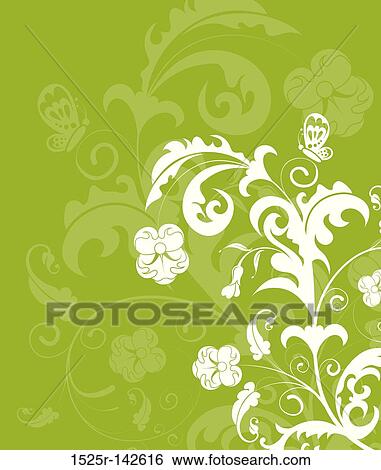 Flower background View Large Illustration Stock Illustration - Flower background. Fotosearch