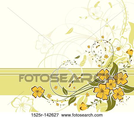 Flower background View Large Illustration Stock Illustration - Flower background. Fotosearch