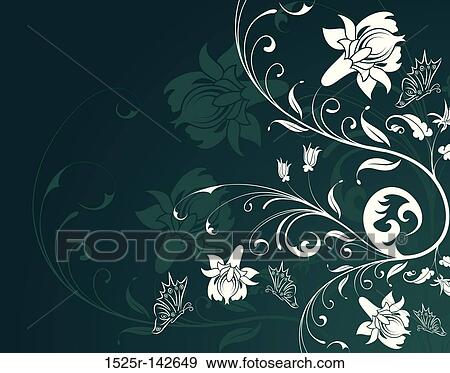 Flower background View Large Illustration Stock Illustration - Flower background. Fotosearch
