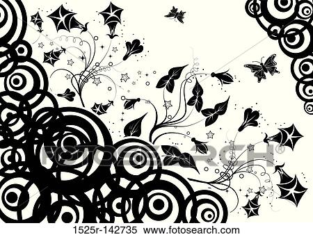 Stock Illustration - Flower background. Fotosearch