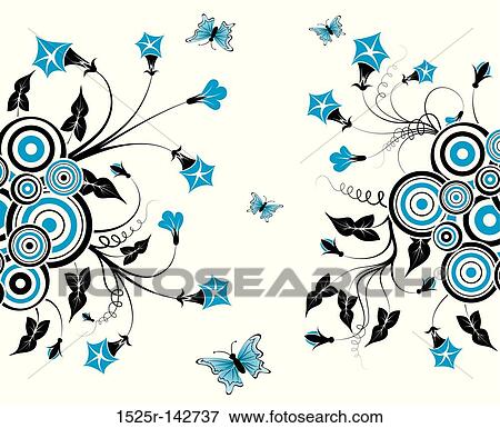 Flower background View Large Illustration Stock Illustration - Flower background. Fotosearch