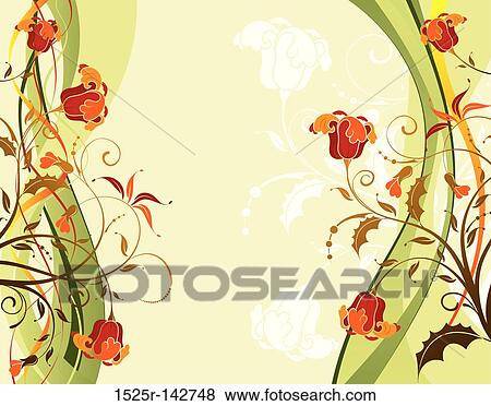 Flower background View Large Illustration Stock Illustration - Flower background. Fotosearch