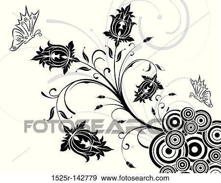 Flower background View Large Illustration Stock Illustration - Flower background. Fotosearch