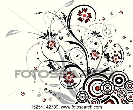 Flower background View Large Illustration Stock Illustration - Flower background. Fotosearch