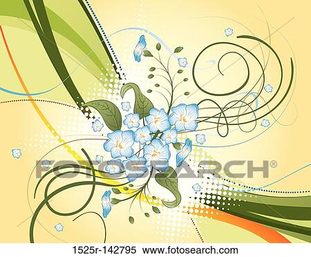 Flower background View Large Illustration Stock Illustration - Flower background. Fotosearch