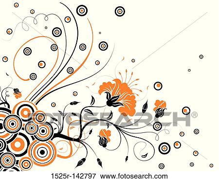 Flower background View Large Illustration Stock Illustration - Flower background. Fotosearch