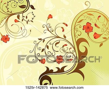 Flower background View Large Illustration Stock Illustration - Flower background. Fotosearch
