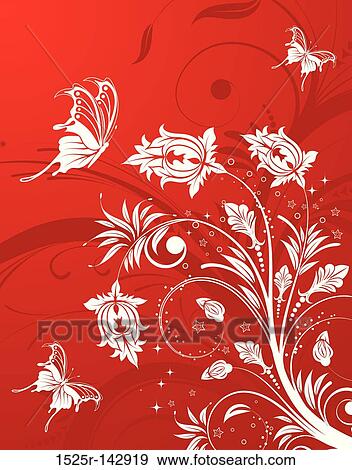 Flower background View Large Illustration Stock Illustration - Flower background. Fotosearch
