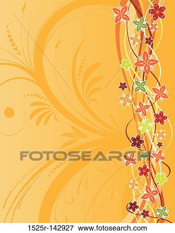 Flower background View Large Illustration Stock Illustration - Flower background. Fotosearch