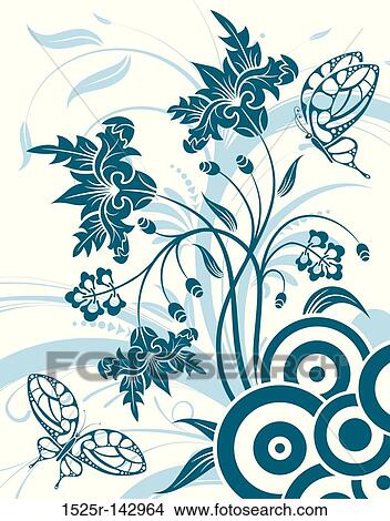 Flower background View Large Illustration Stock Illustration - Flower background. Fotosearch
