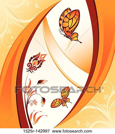 Flower background View Large Illustration Stock Illustration - Flower background. Fotosearch