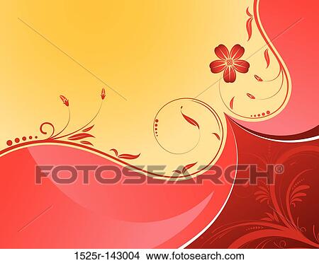 Stock Illustration - Flower background. Fotosearch