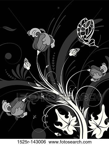 Flower background View Large Illustration Stock Illustration - Flower background. Fotosearch