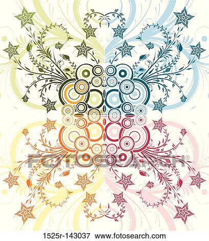 Flower background View Large Illustration Stock Illustration - Flower background. Fotosearch
