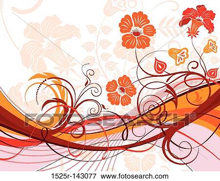 Flower background View Large Illustration Stock Illustration - Flower background. Fotosearch