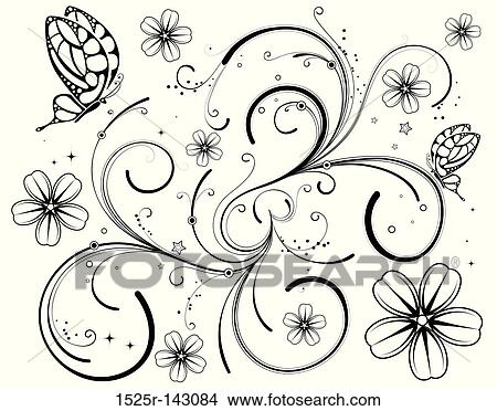 Flower background View Large Illustration Stock Illustration - Flower background. Fotosearch