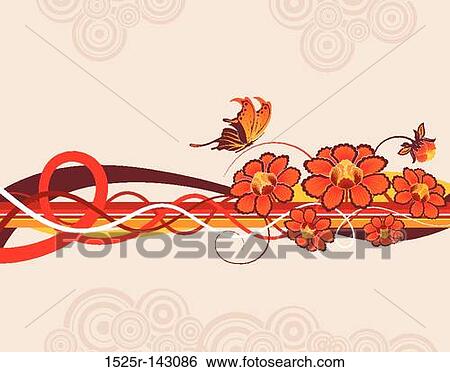 Flower background View Large Illustration Stock Illustration - Flower background. Fotosearch