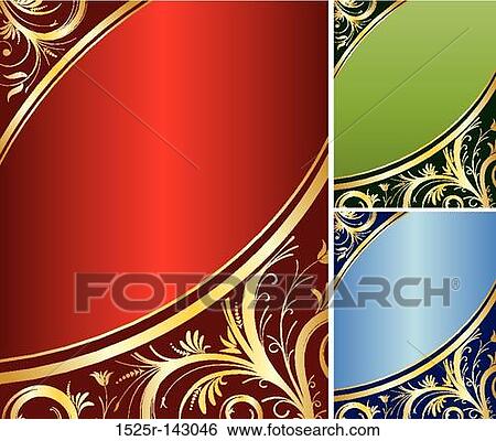 Stock Illustration - Flower frame background. Fotosearch
