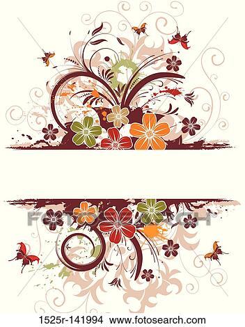 Flower frame View Large Illustration Stock Illustration - Flower frame. Fotosearch