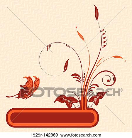 Flower frame View Large Illustration Stock Illustration - Flower frame. Fotosearch