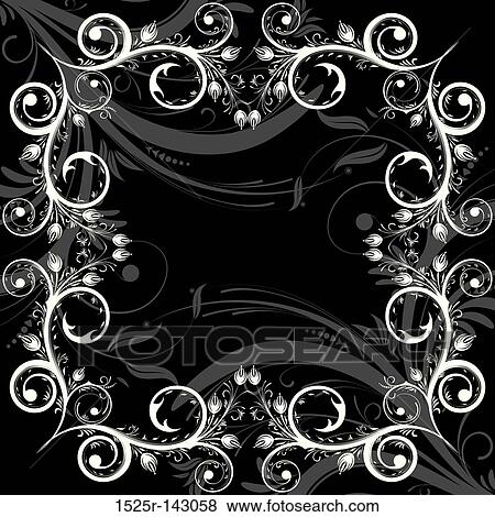 Flower frame View Large Illustration Stock Illustration - Flower frame. Fotosearch