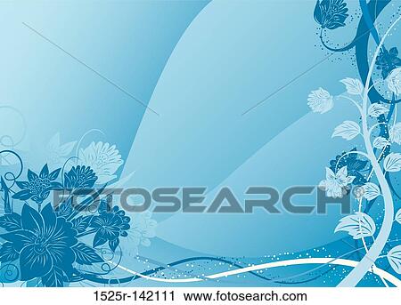 Foral background, vector View Large Illustration Clip Art - Foral background, vector. Fotosearch