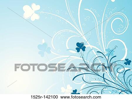 Foral background, vector View Large Illustration Clipart - Foral background, vector. Fotosearch