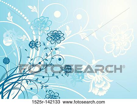 Foral chaos View Large Illustration Drawing - Foral chaos. Fotosearch