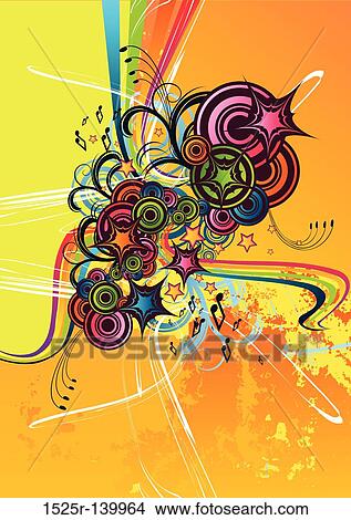 Fresh Warm Abstract View Large Illustration Stock Illustration - Fresh Warm Abstract. Fotosearch