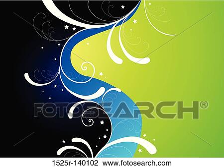 Funky Abstract Background View Large Illustration Drawing - Funky Abstract Background. Fotosearch