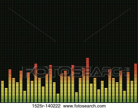 graphic equaliser View Large Illustration Drawing - graphic equaliser. Fotosearch