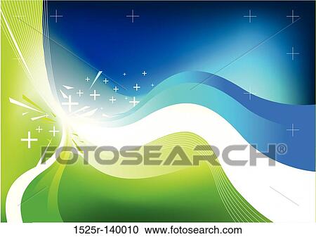 Green Abstract Background View Large Illustration Clipart - Green Abstract Background. Fotosearch