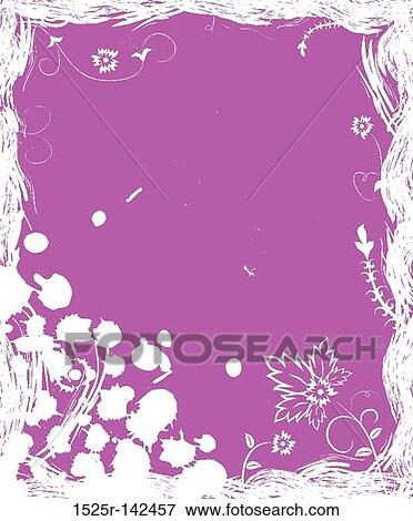 Grunge background flower, elements for design View Large Illustration Stock Illustration - Grunge background flower, elements for design. Fotosearch